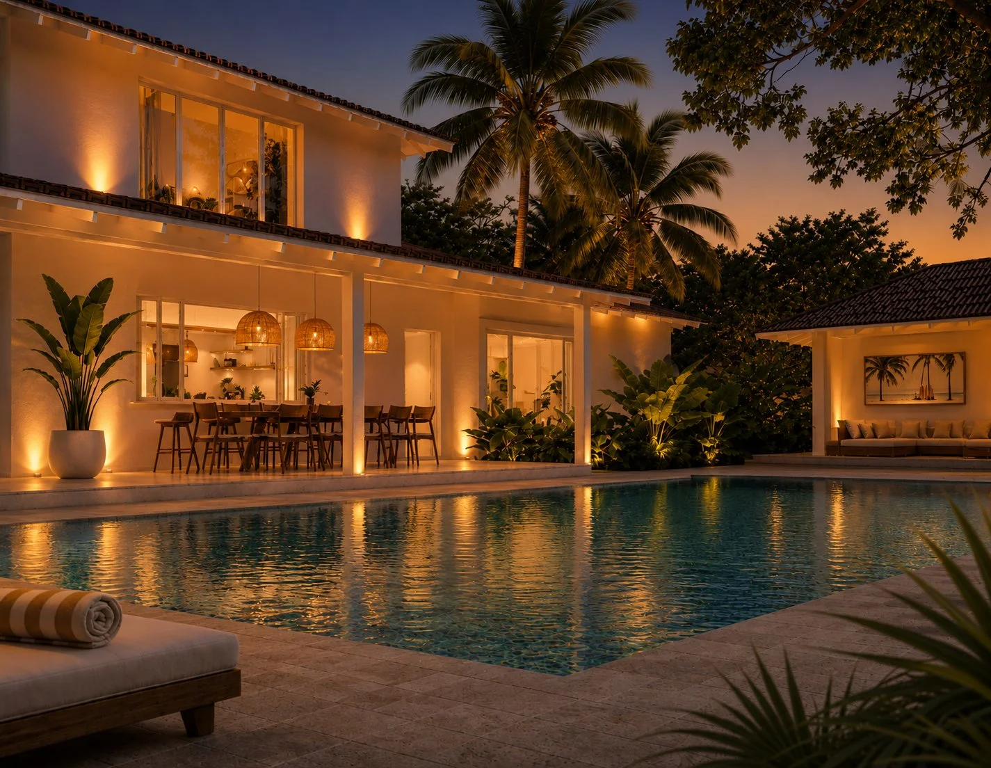 Coconut Grove villa - private pool and tropical gardens, Thalpe, Sri Lanka